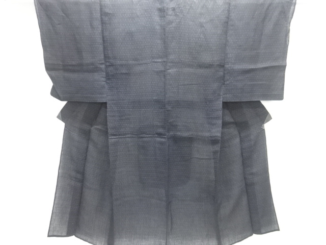 JAPANESE KIMONO / ANTIQUE MENS KIMONO / NOTO JOFU
